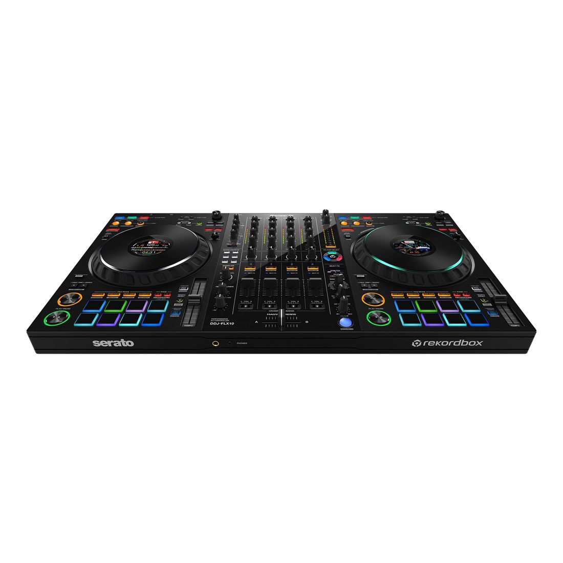 Pioneer DJ DDJ-FLX10 4-Channel Dj Performance Controller For Multiple DJ Applications Black