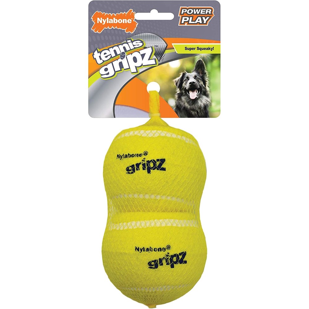 Nylabone Play Tennis Ball Lg 2Pk 3.5In