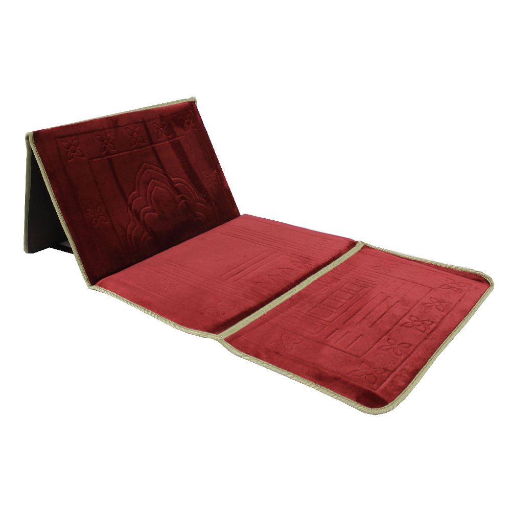 Sundus Most Useful Foldable Prayer Mat Maroon