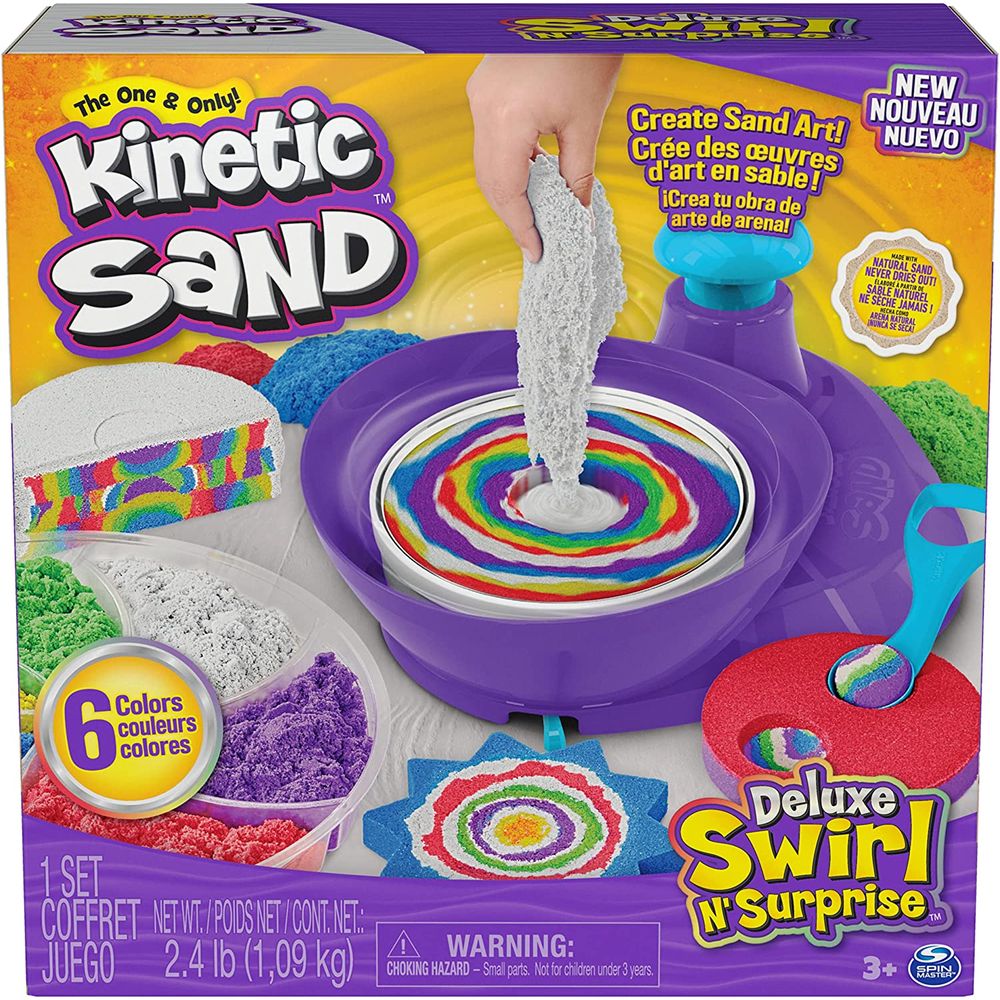 Kinetic Sand Swirl N Surprise