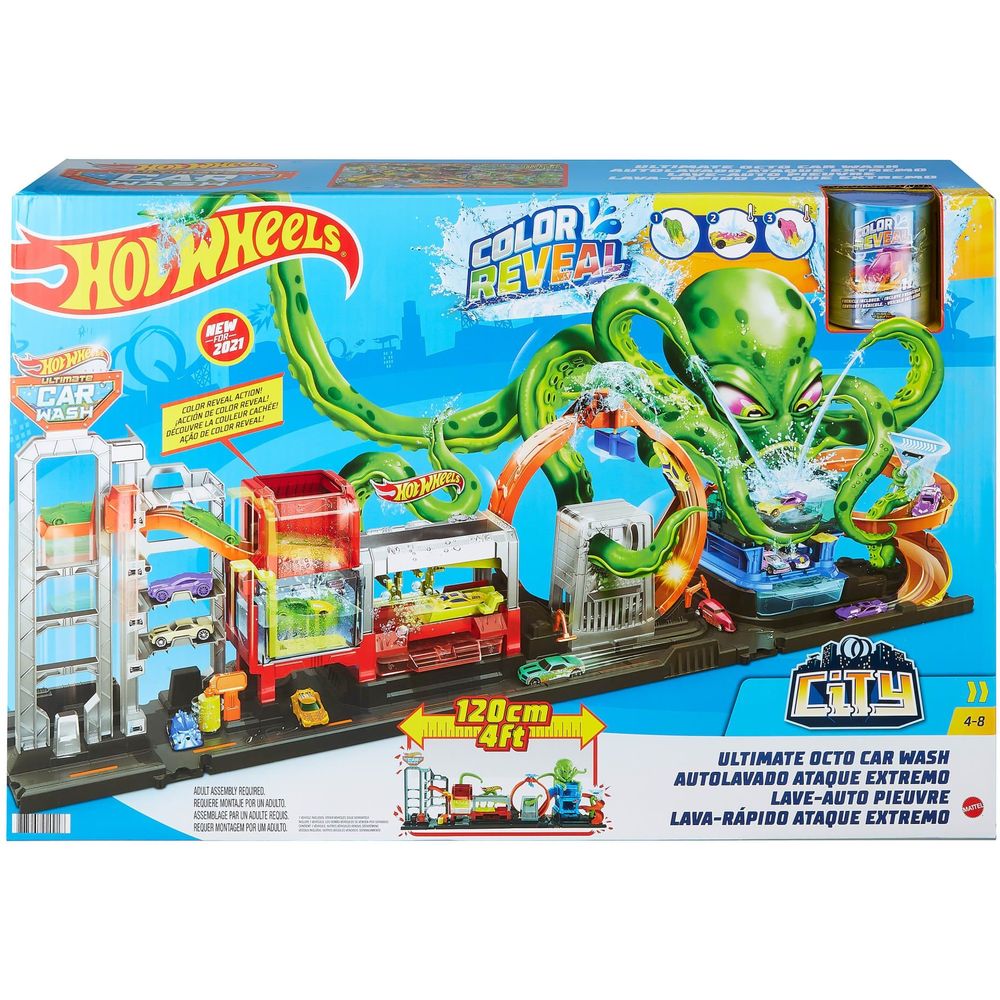 Hot Wheels City Ultimate Octo Car Wash Playset GTT96