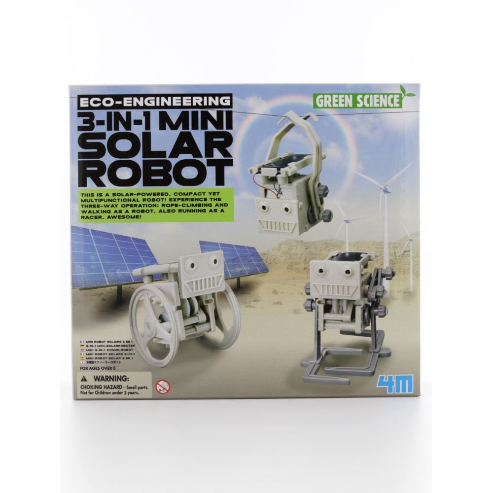 4M Eco Engineering 3-In-1 Mini Solar Robot