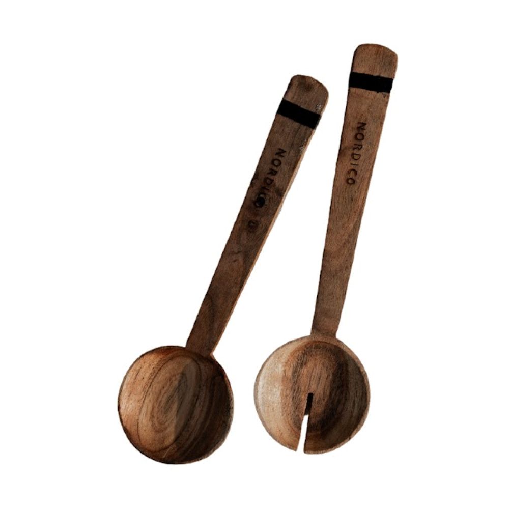 Nordico Wooden Salad Servers |27 Cm