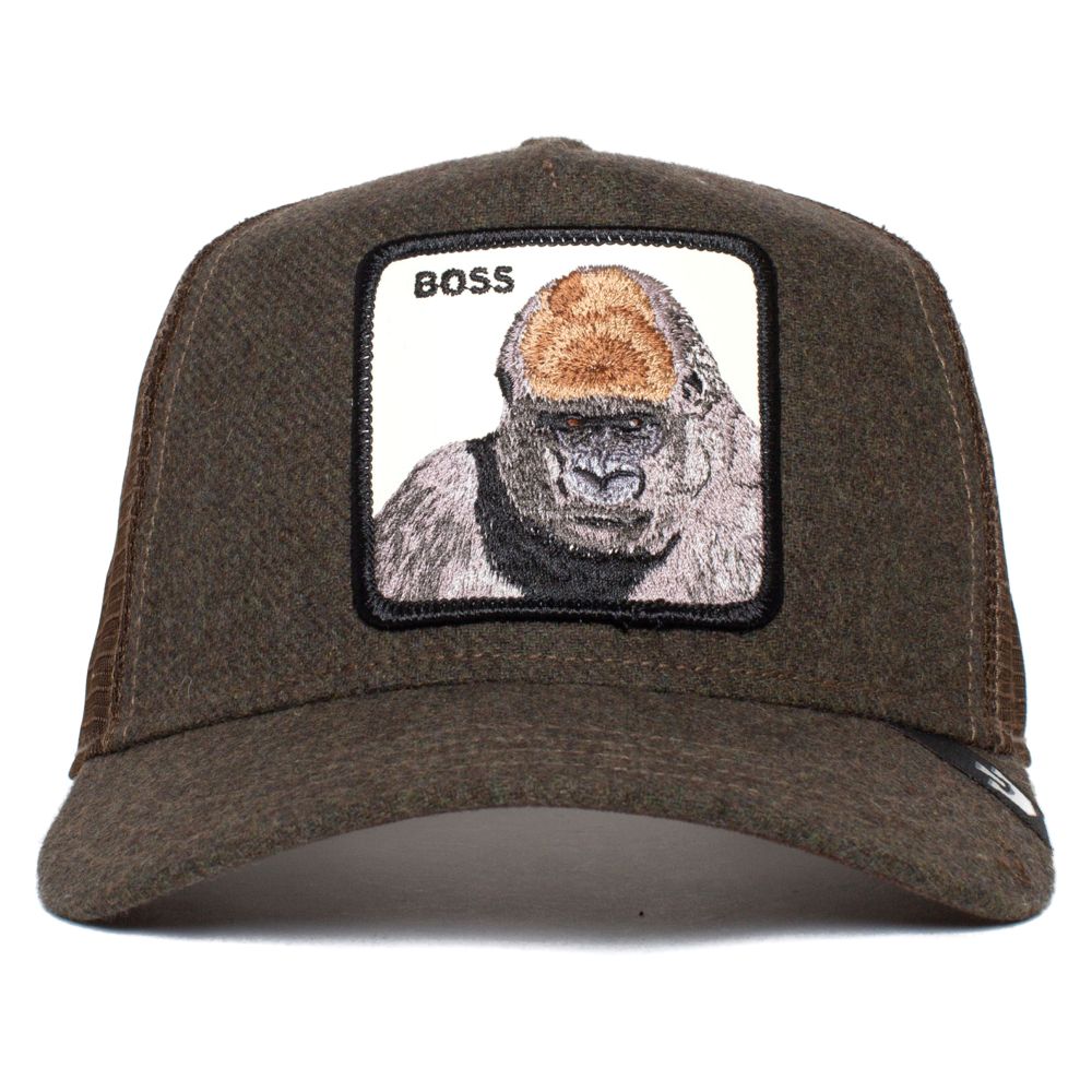 Goorin Bros Boss Energy Unisex Trucker Caps Dark Green