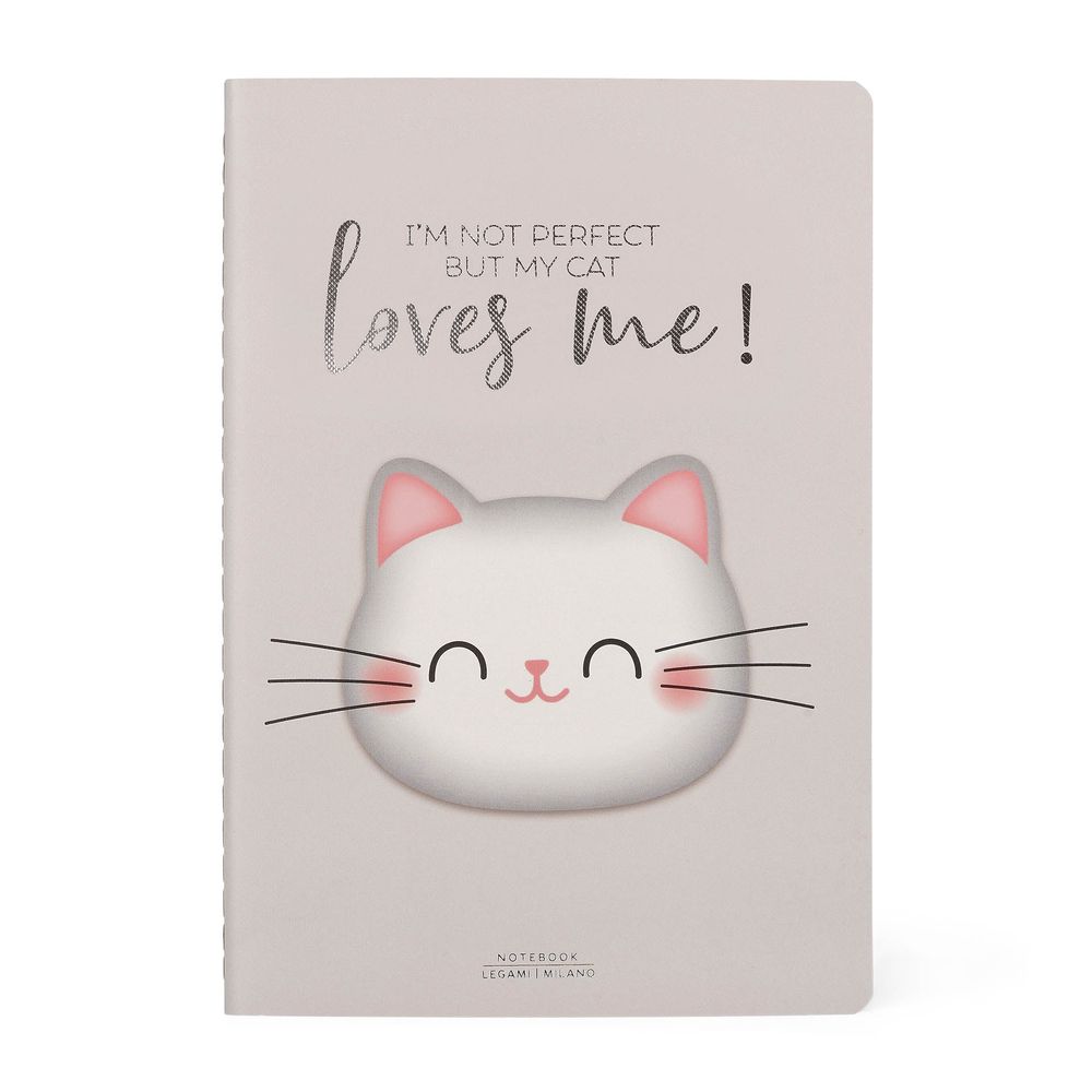 Legami Notebook - Quaderno - Medium (A5) - Lined - Kitty