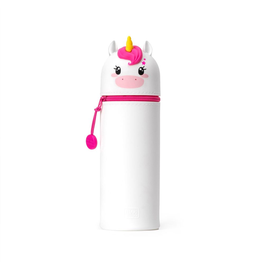 Legami 2-in-1 Silicone Pencil Case - Kawaii - Unicorn