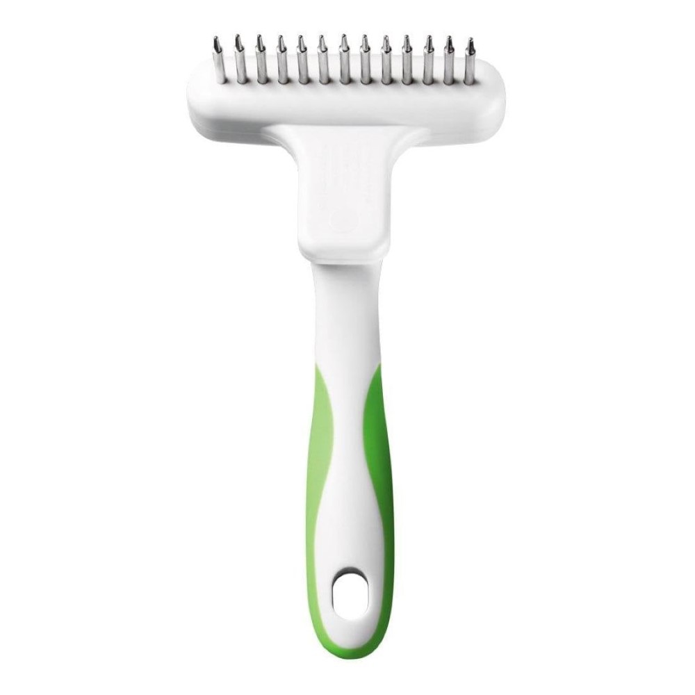 Andis Flexible Rake Comb - White / Lime Green