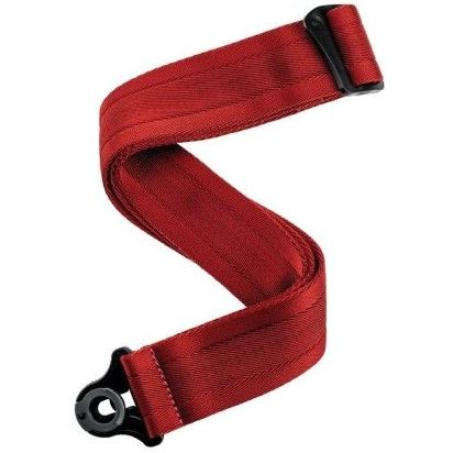 D'Addario 50 mm Auto Lock Guitar Strap - Blood Red