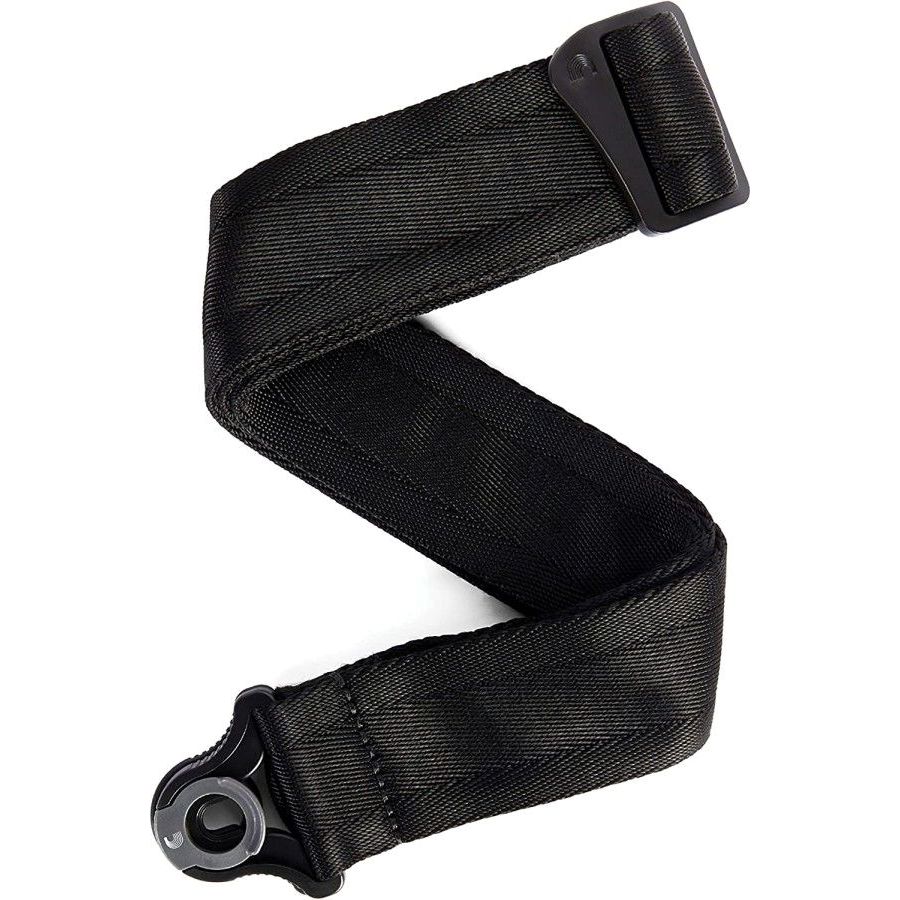 D'Addario 50 mm Auto Lock Guitar Strap - Skater Black