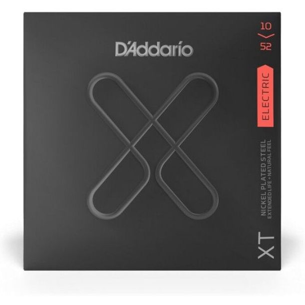 D'Addario Light Top/Heavy Bottom Coated Electric Guitar Strings - 10-52