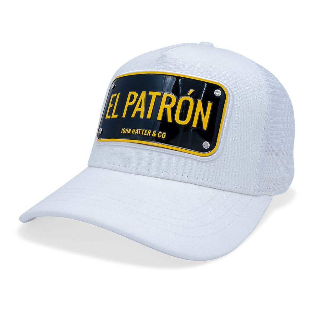 John Hatter El Patron White Unisex Cap - White