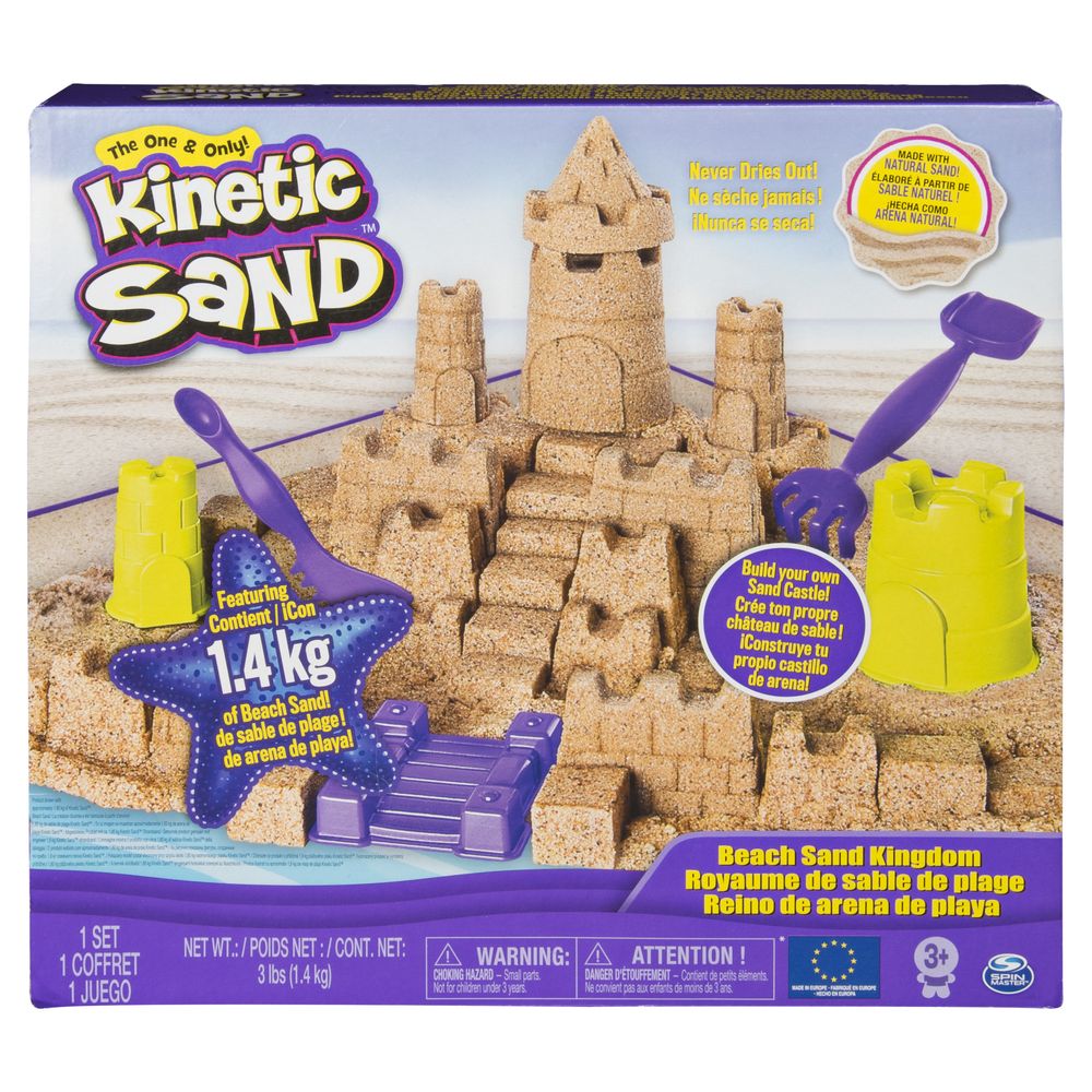 Kinetic Sand Beach Sand Kingdom 3lbs