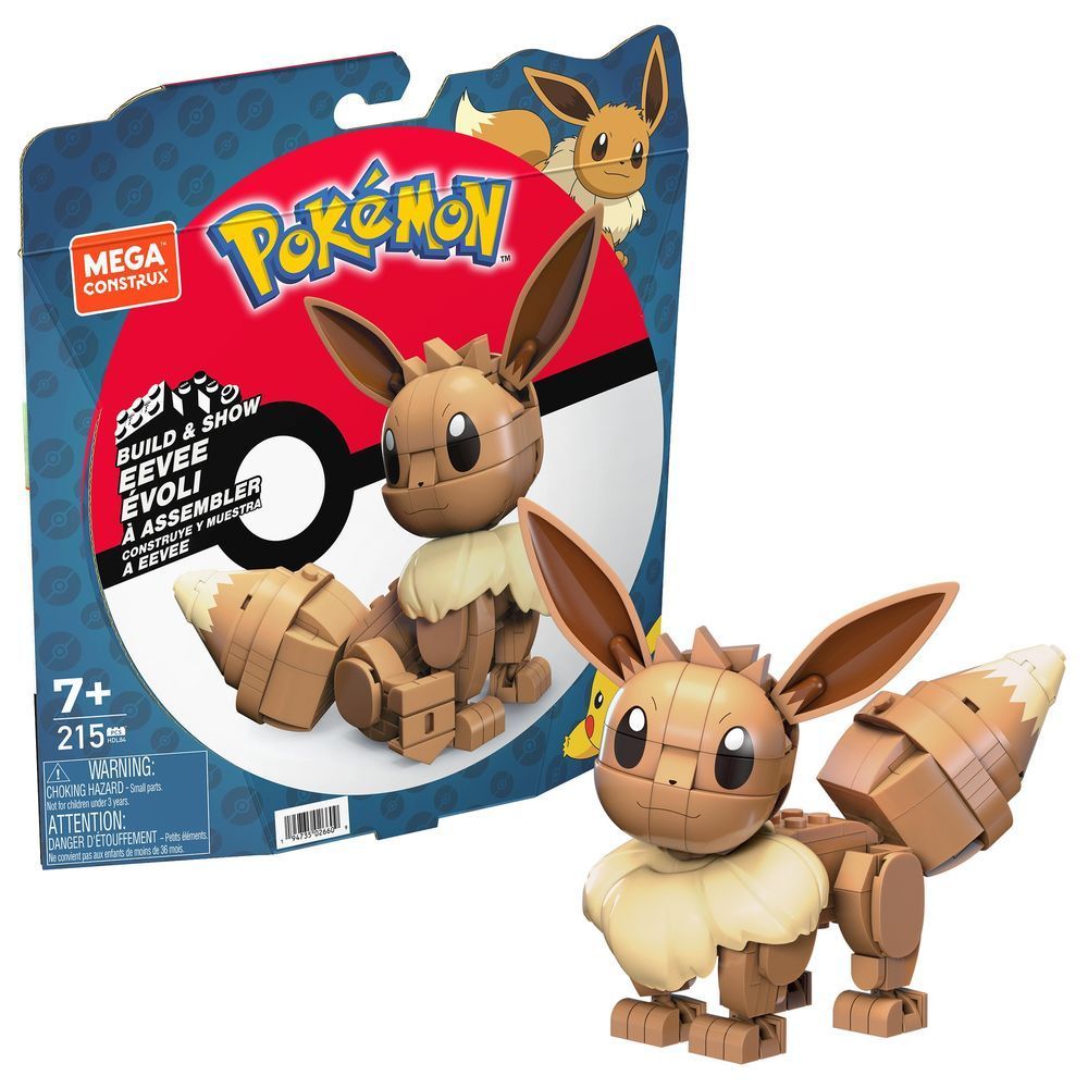 Mega Construx Pokémon Build & Show Eevee Building Set HDL84