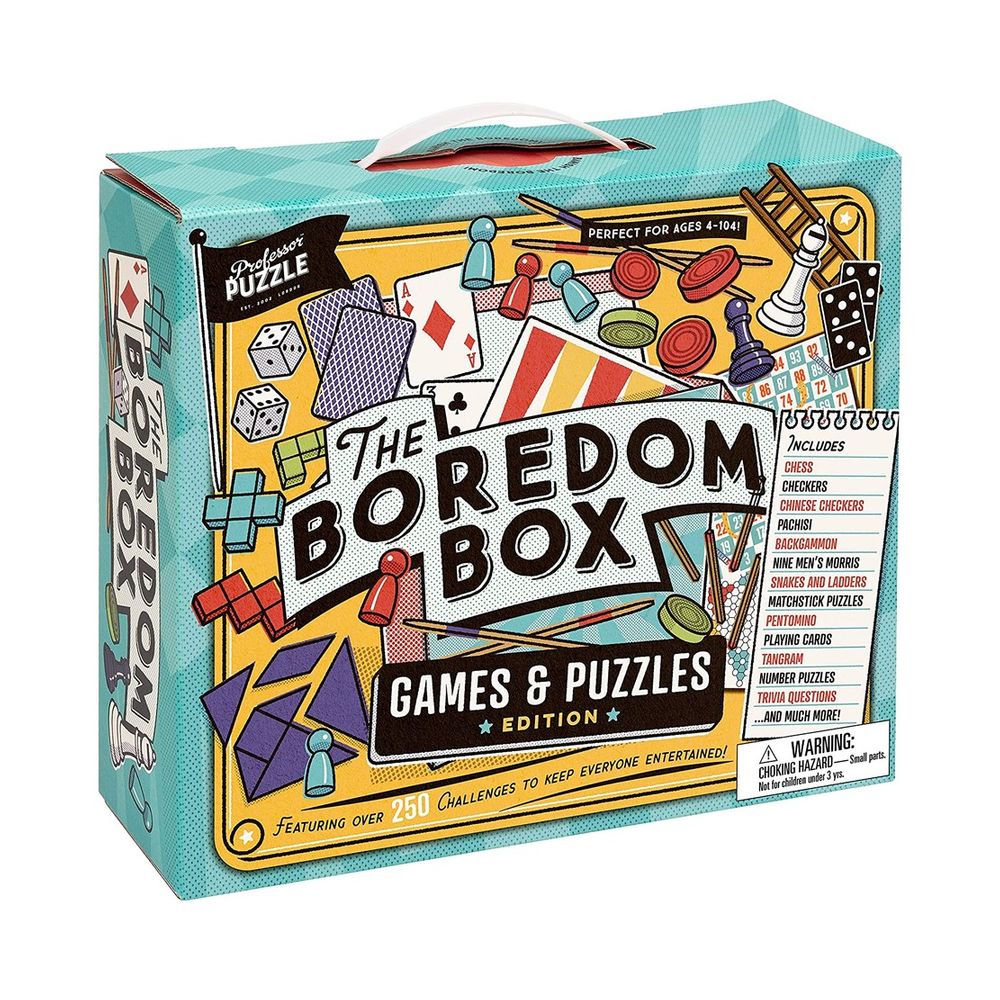 Professor Puzzle Indoor Boredom Busting Box