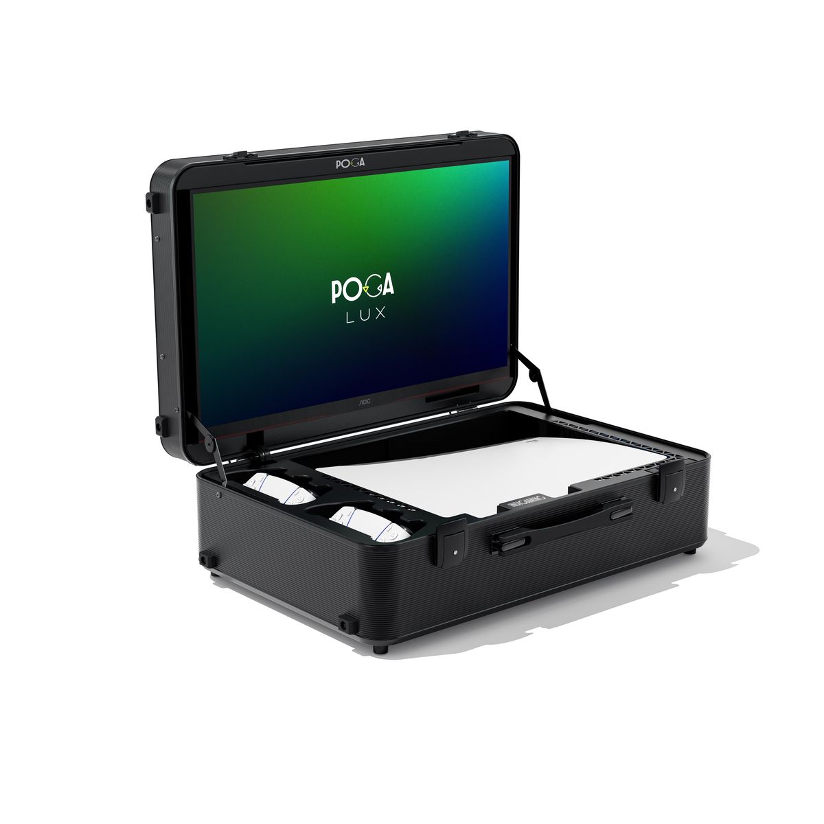 IndiGaming Poga Lux Portable Gaming Monitor for PlayStation PS5 Black