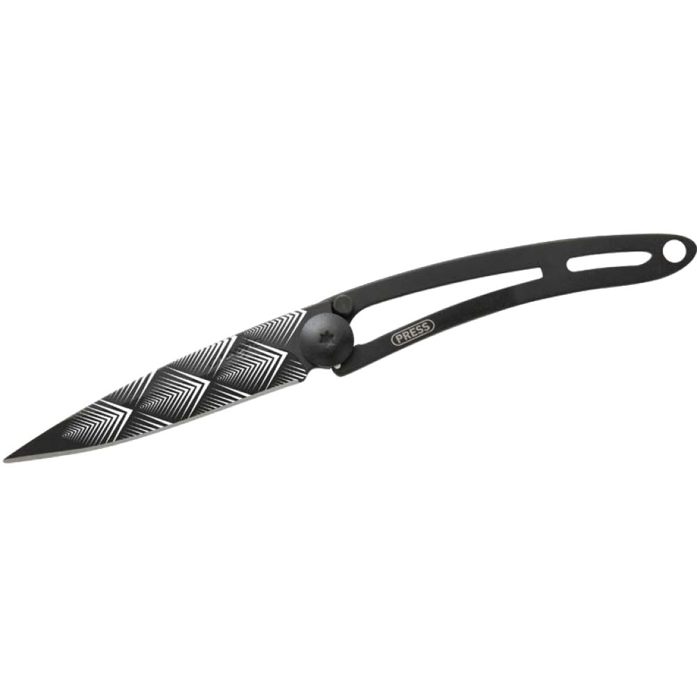 Deejo 15G Pocket Knife - Art Deco (Black)