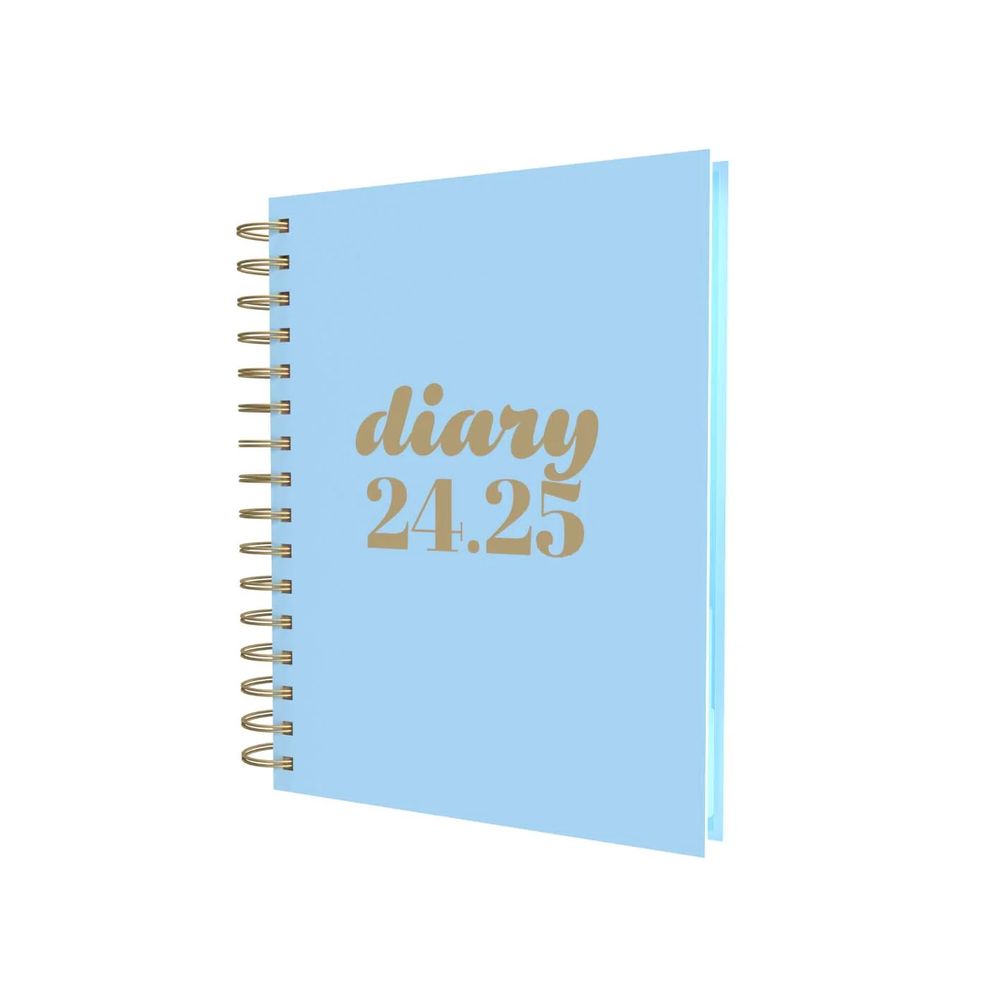 Collins Debden Scandi Academic Aug 2024 - Aug 2025 A5 Day To Page Mid Year Diary Planner School/ College/ University Term Journal - - Blue - PW51M.57-2425 (440 Sheets)