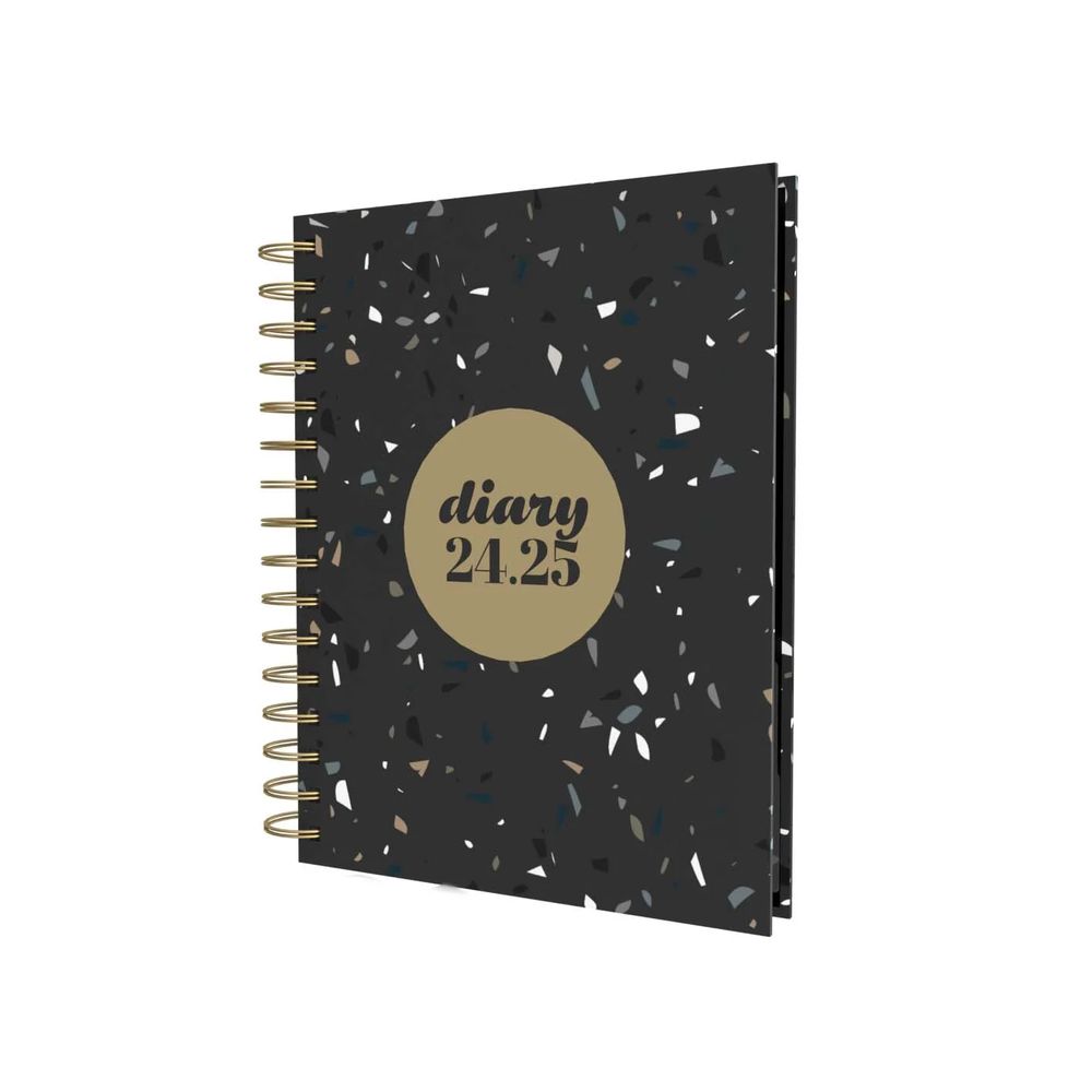 Collins Debden Scandi Academic Aug 2024 - Aug 2025 A5 Day To Page Mid Year Diary Planner School/ College/ University Term Journal - - Black - PW51M.Gegn-2425 (440 Sheets)