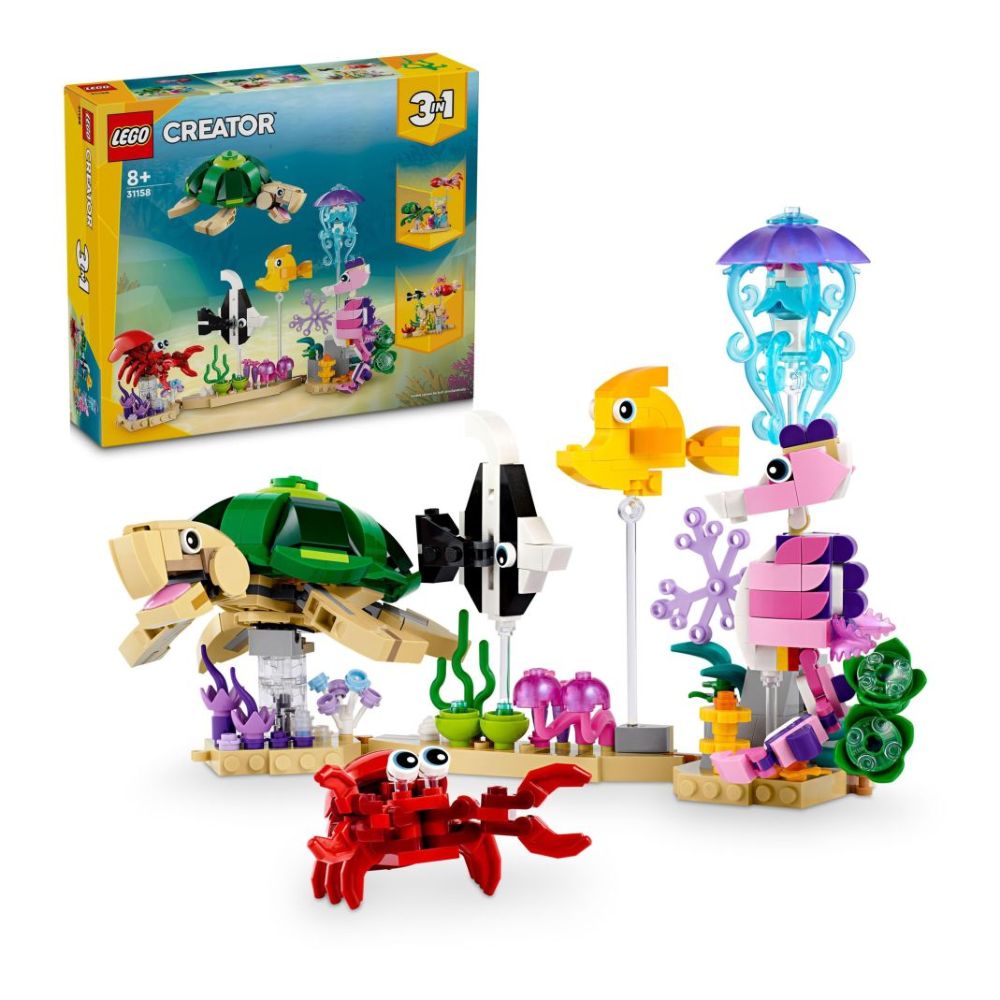 LEGO Creator Sea Animals Toy 3in1 Building Set 31158