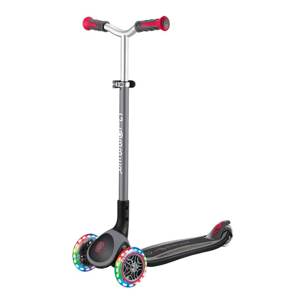 Globber Master Lights Scooter Black Red