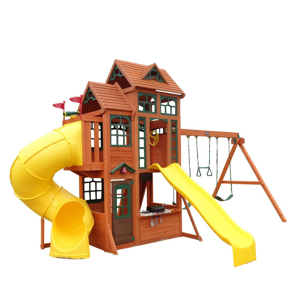 Kidkraft Canyon Ridge Wooden Swing Set