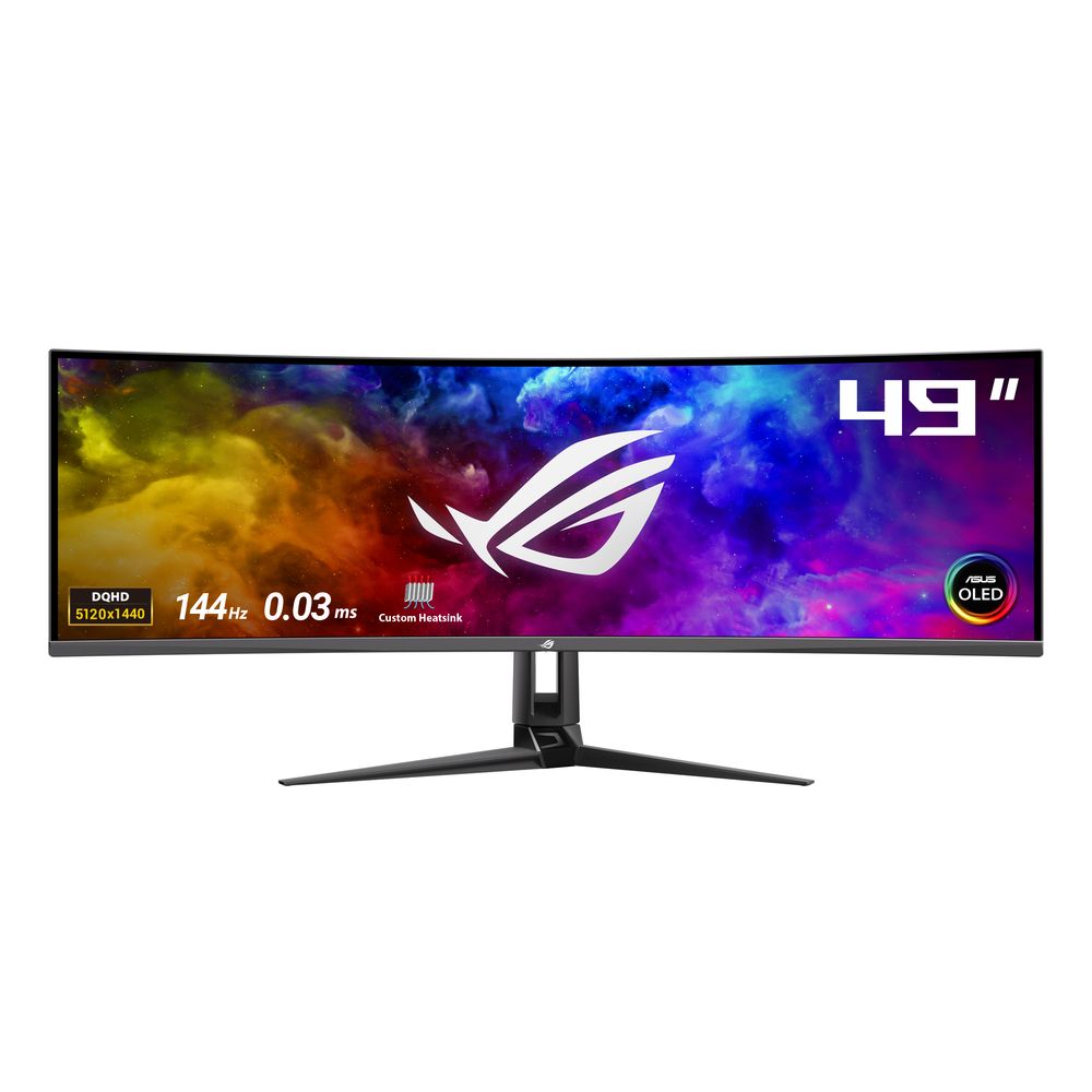 ASUS ROG Swift OLED PG49WCD Gaming Monitor - 49-Inch (5120 x 1440) Curved QD-OLED Panel 144 Hz