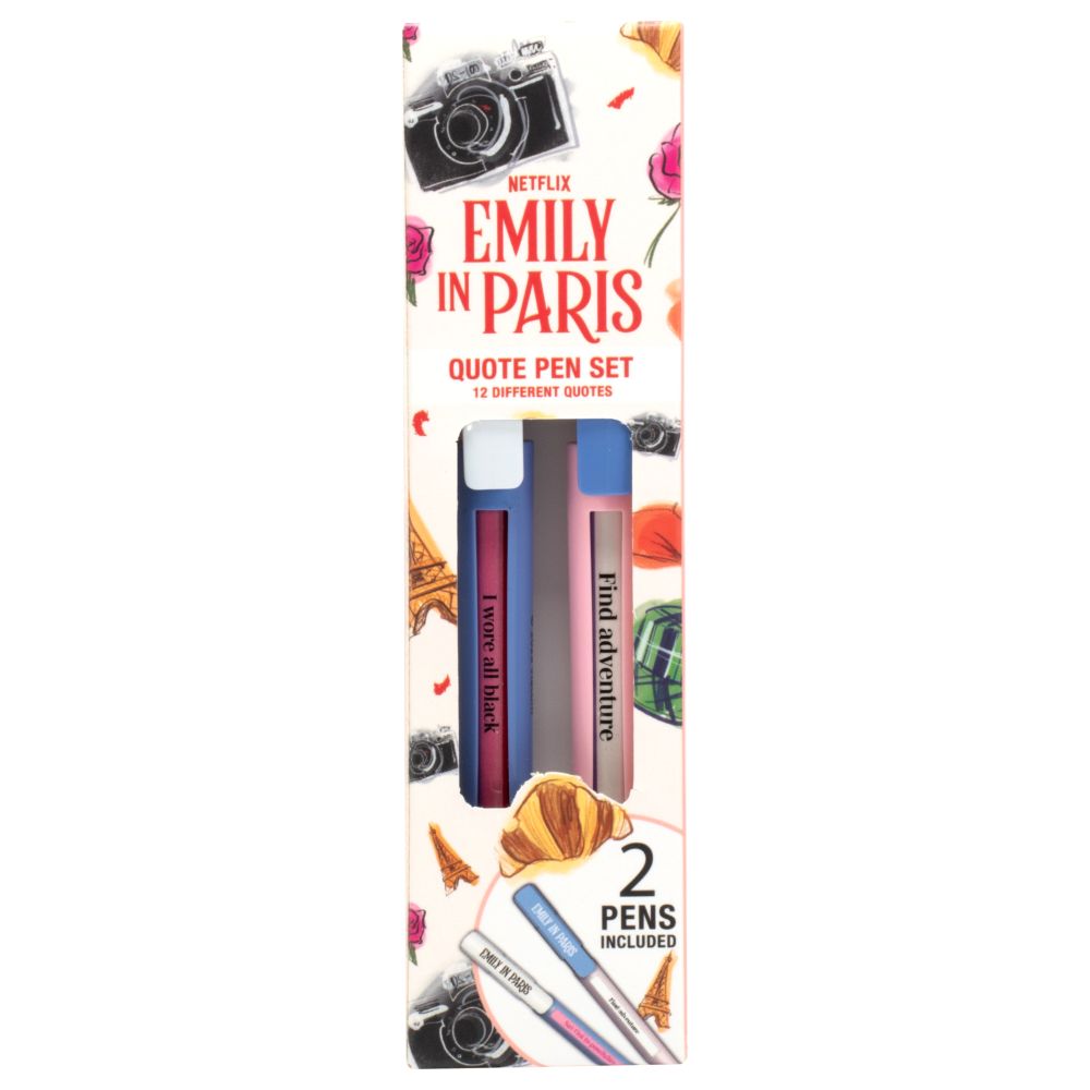 Paramount Emily In Paris Quote Pen Set