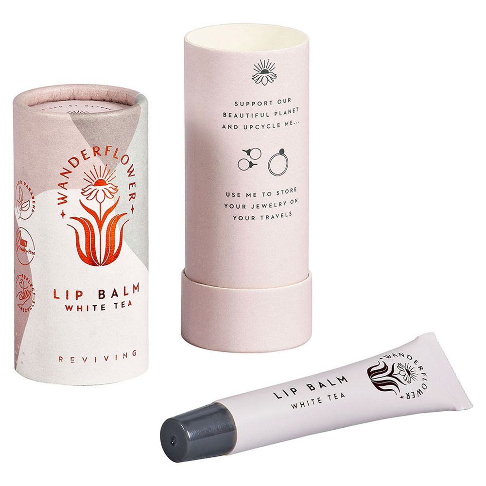 Wanderflower Lip Balm White Tea White 12ml