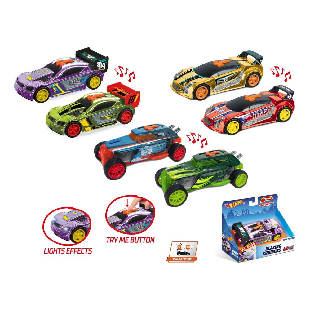 Mondo Motors Hot Wheels Edge Glow Cruiser (Assortment - Includes 1)