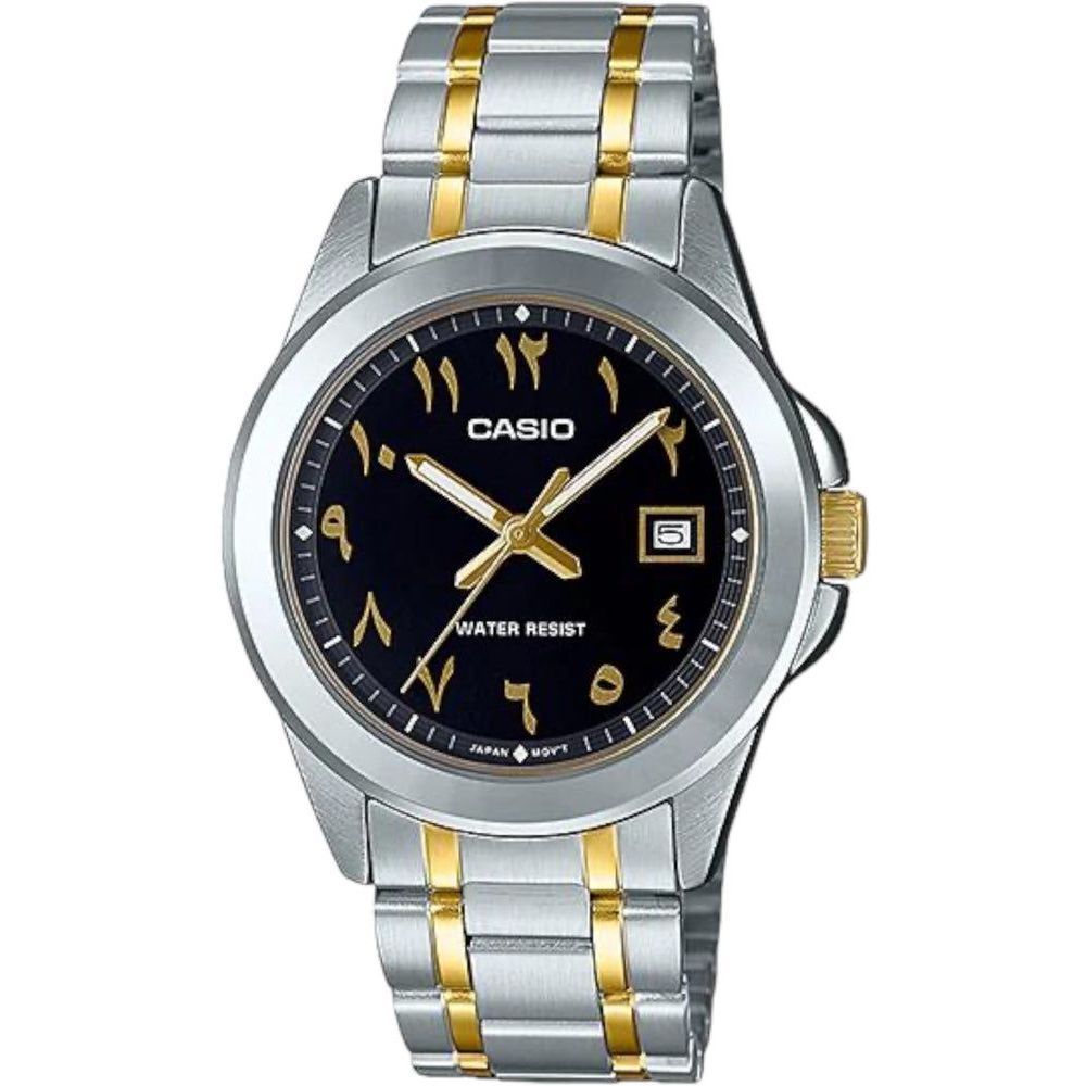 Casio MTP-1215SG-1B3DF Classic Men's Analog Watch - Silver / Gold