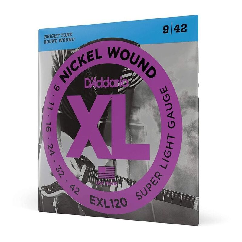 D'Addario Electric Guitar Strings - Super Light (9 - 42)