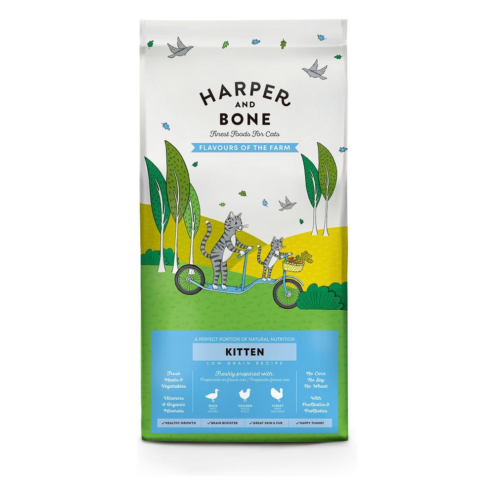 Harper & Bone Cat Kitten Flavours of the Farm 2kg