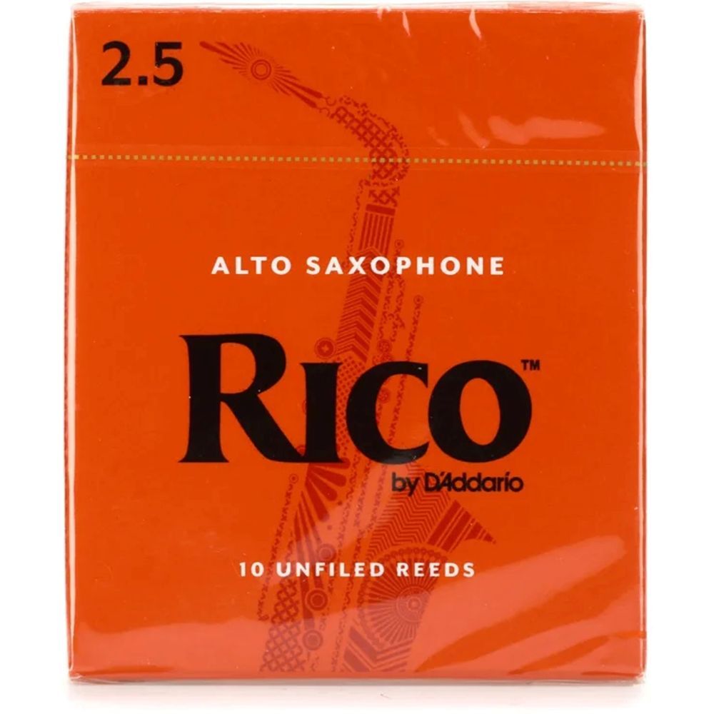 Rico Alto Saxophone Reeds 2.5 10BX RJA1025