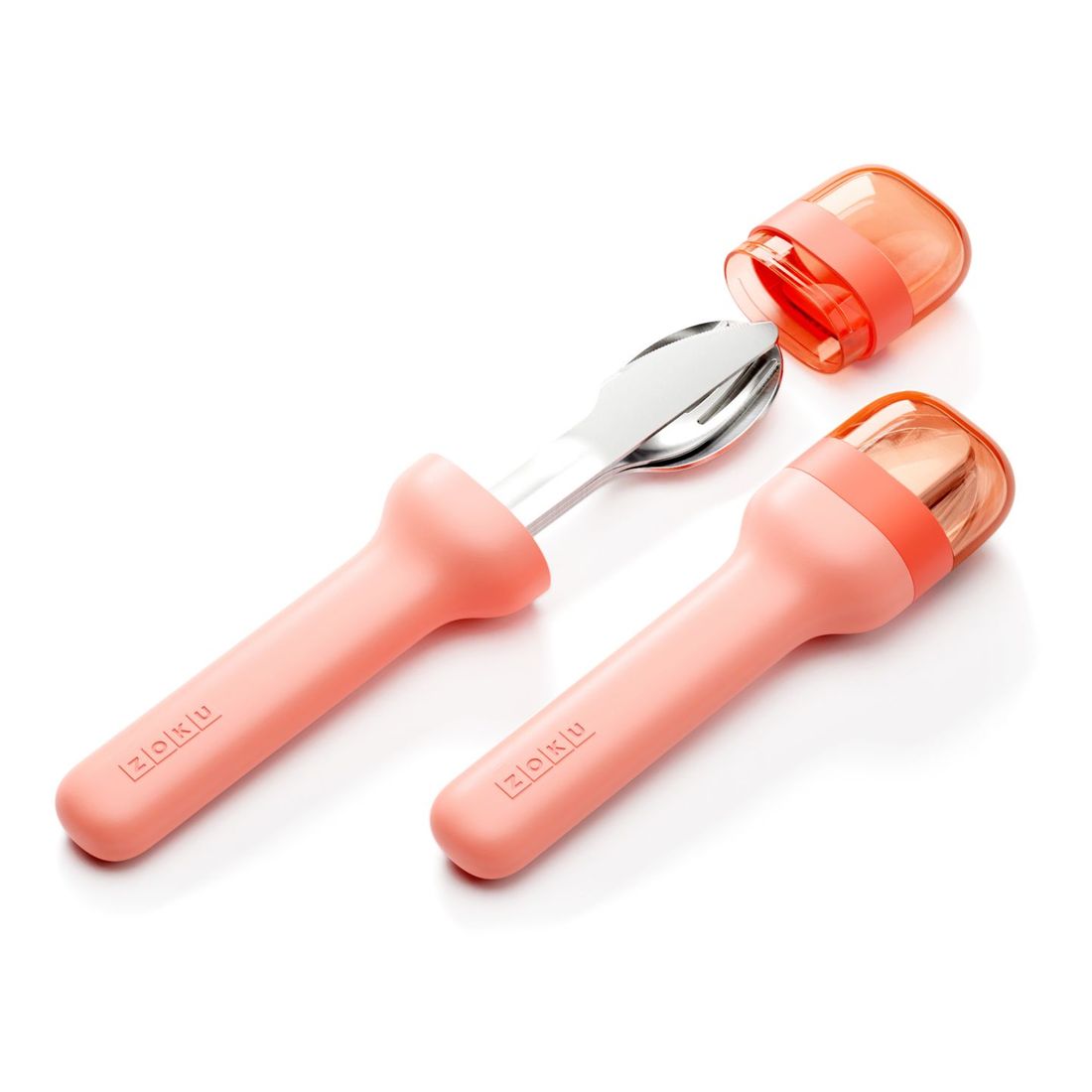 Zoku Pocket Utensil Set Peach