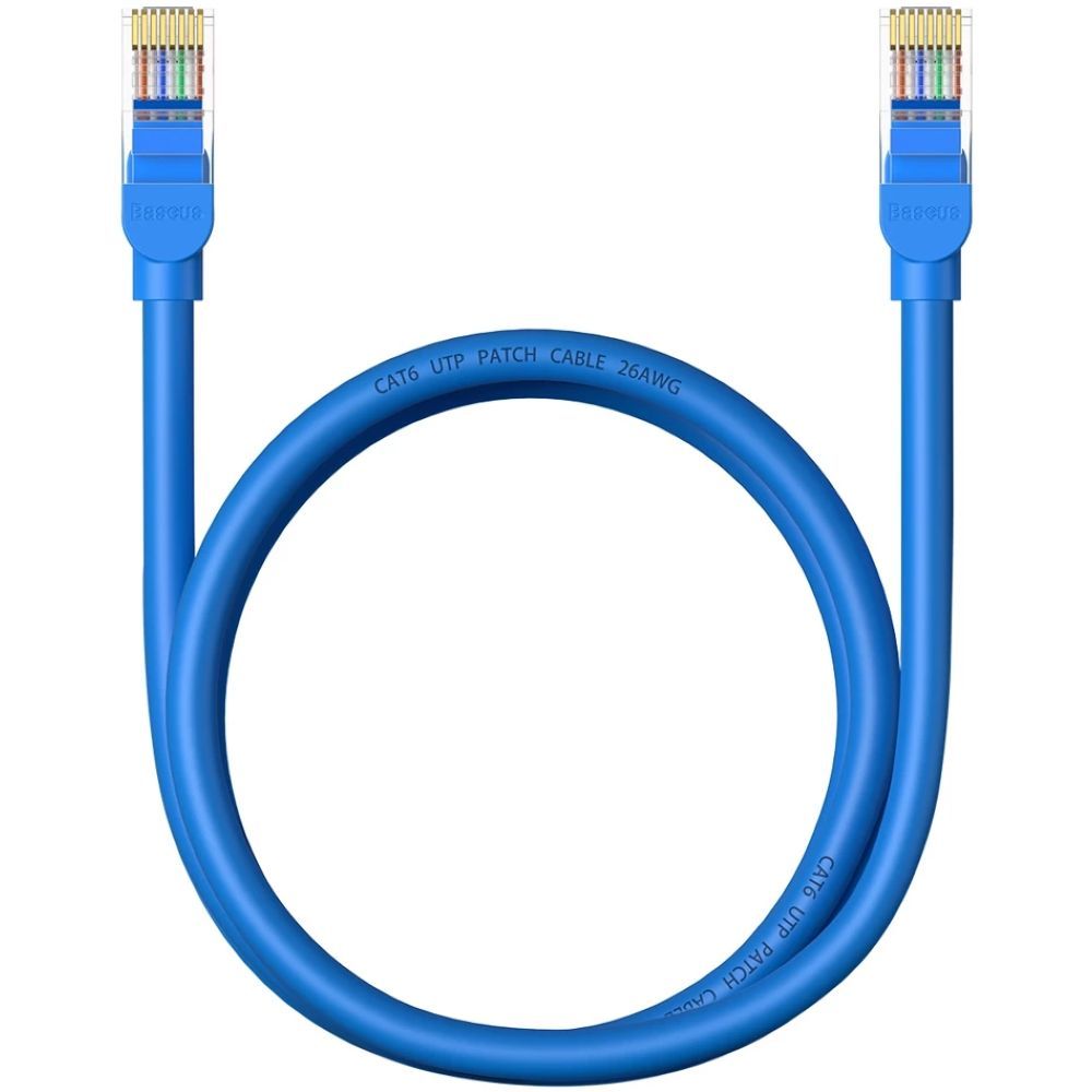 Baseus High Speed CAT6 Gigabit Ethernet Cable 1M - Galaxy Blue