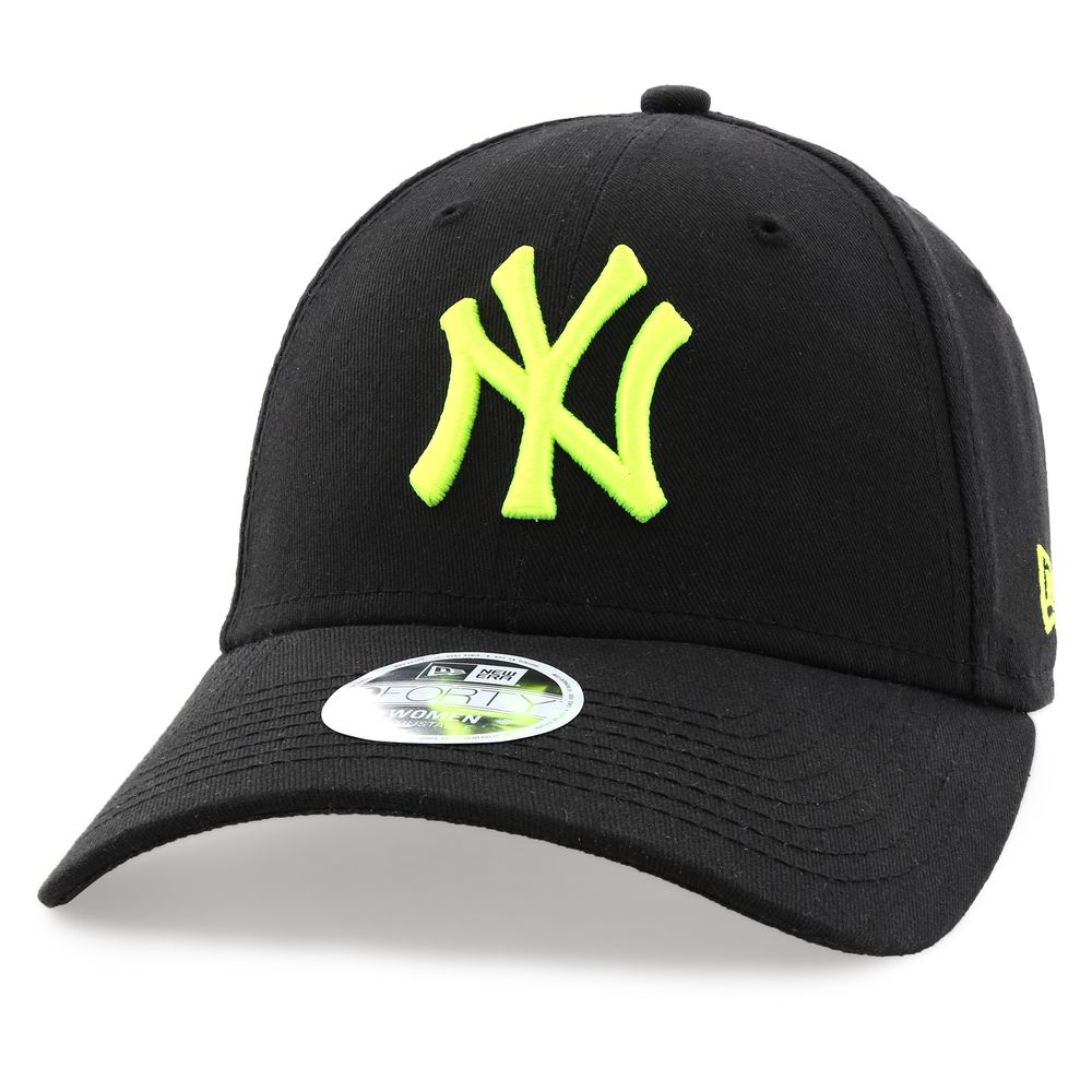 New Era Women's League Essentials Women's Cap - Black/Yellow