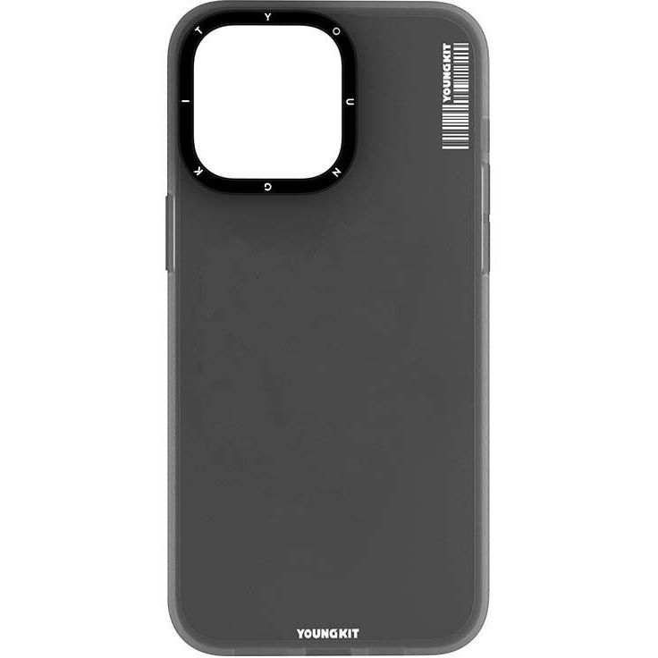 YoungKit Quicksand Non-Magnetic Series Case For iPhone 15 Pro Max - Black