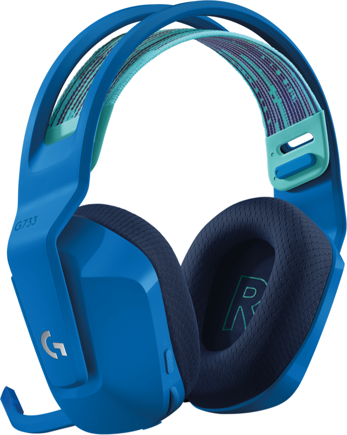 Logitech G 981-000943 G733 Lightspeed Wireless Gaming Headset Blue