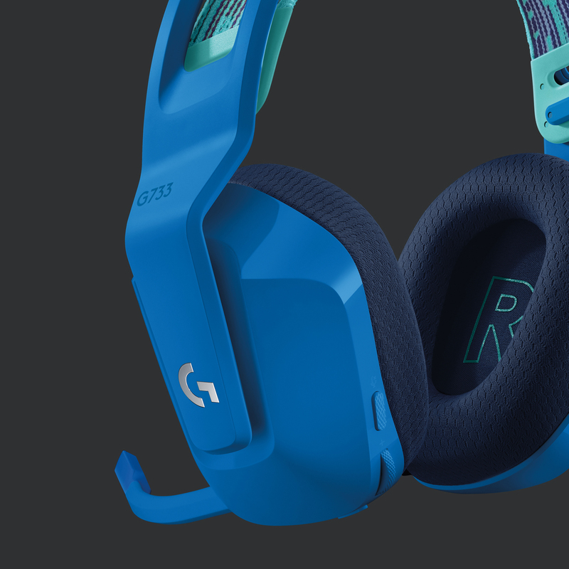 Logitech G 981-000943 G733 Lightspeed Wireless Gaming Headset Blue