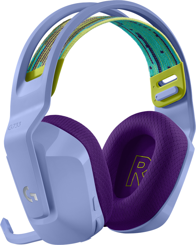 Logitech G 981-000890 G733 Lightspeed Wireless Gaming Headset Lilac