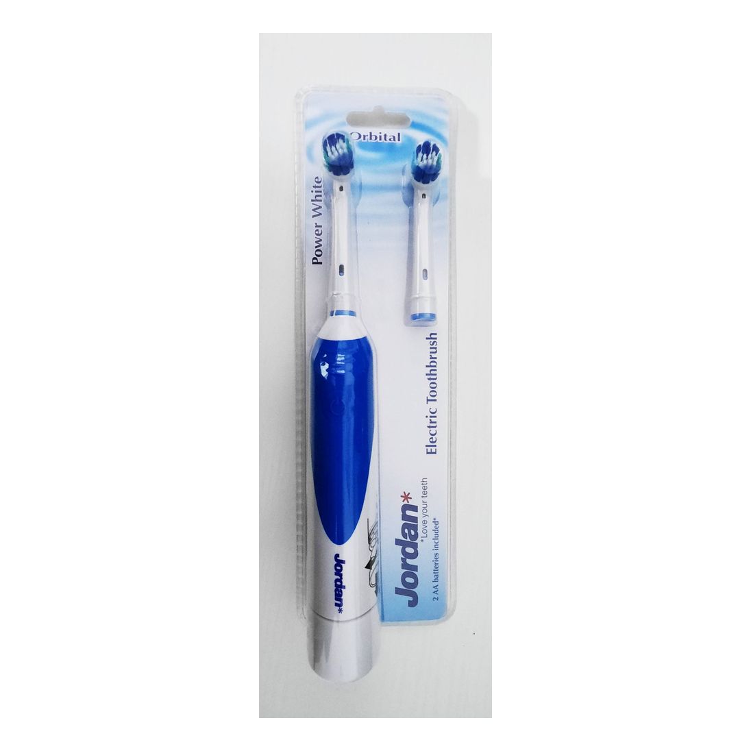 Jordan Power White Electric Toothbrush + 1 Brush Head