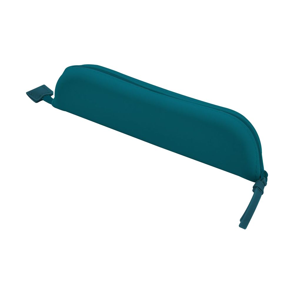 Legami Soft Silicone Pencil Case - Petrol Blue