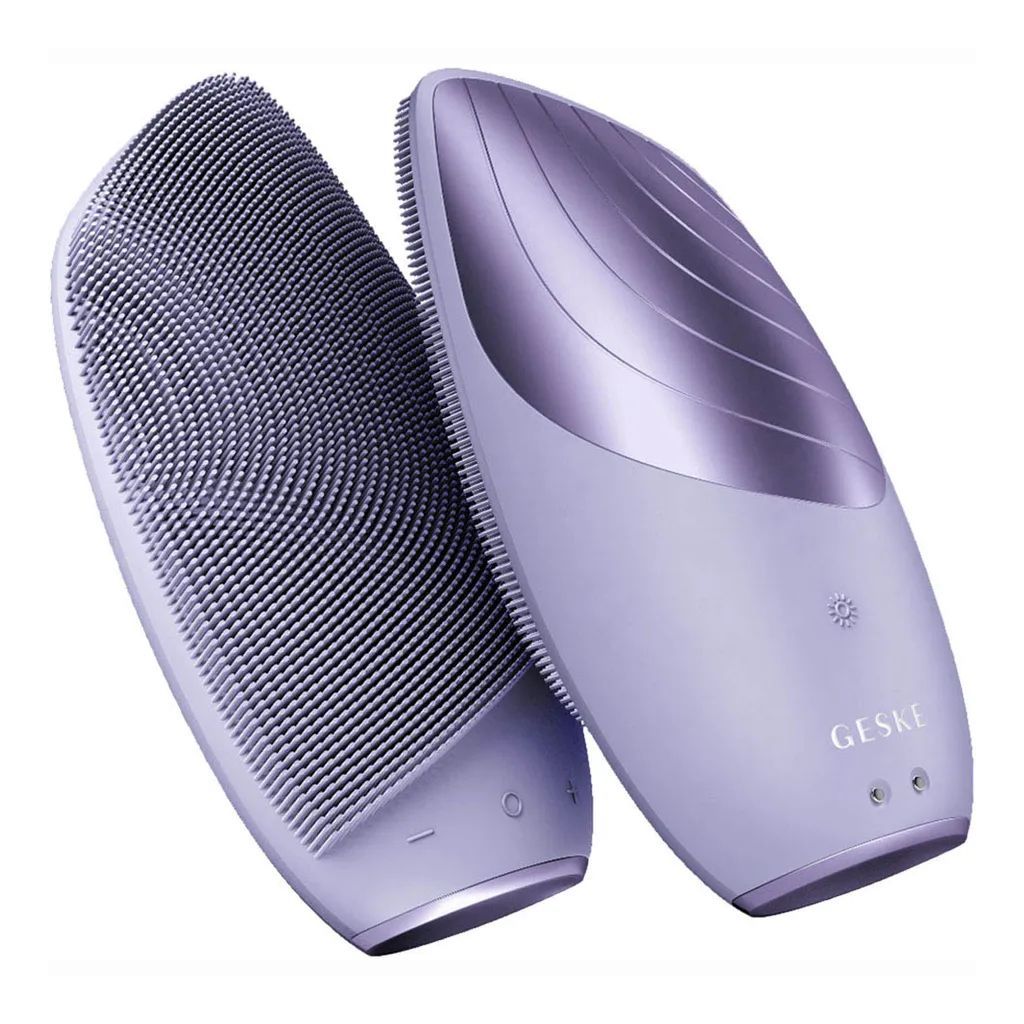 GESKE Sonic Thermo Facial Brush 6-in-1 - Purple