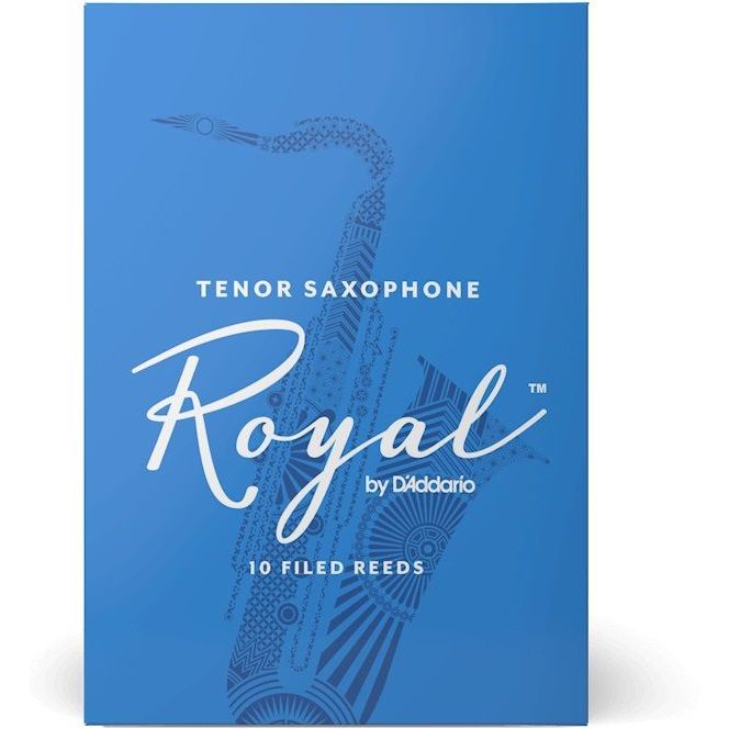 Rico by D'Addario Royal RKB1025 Tenor Saxophone Reeds - Strength 2.5 - 10 Pieces