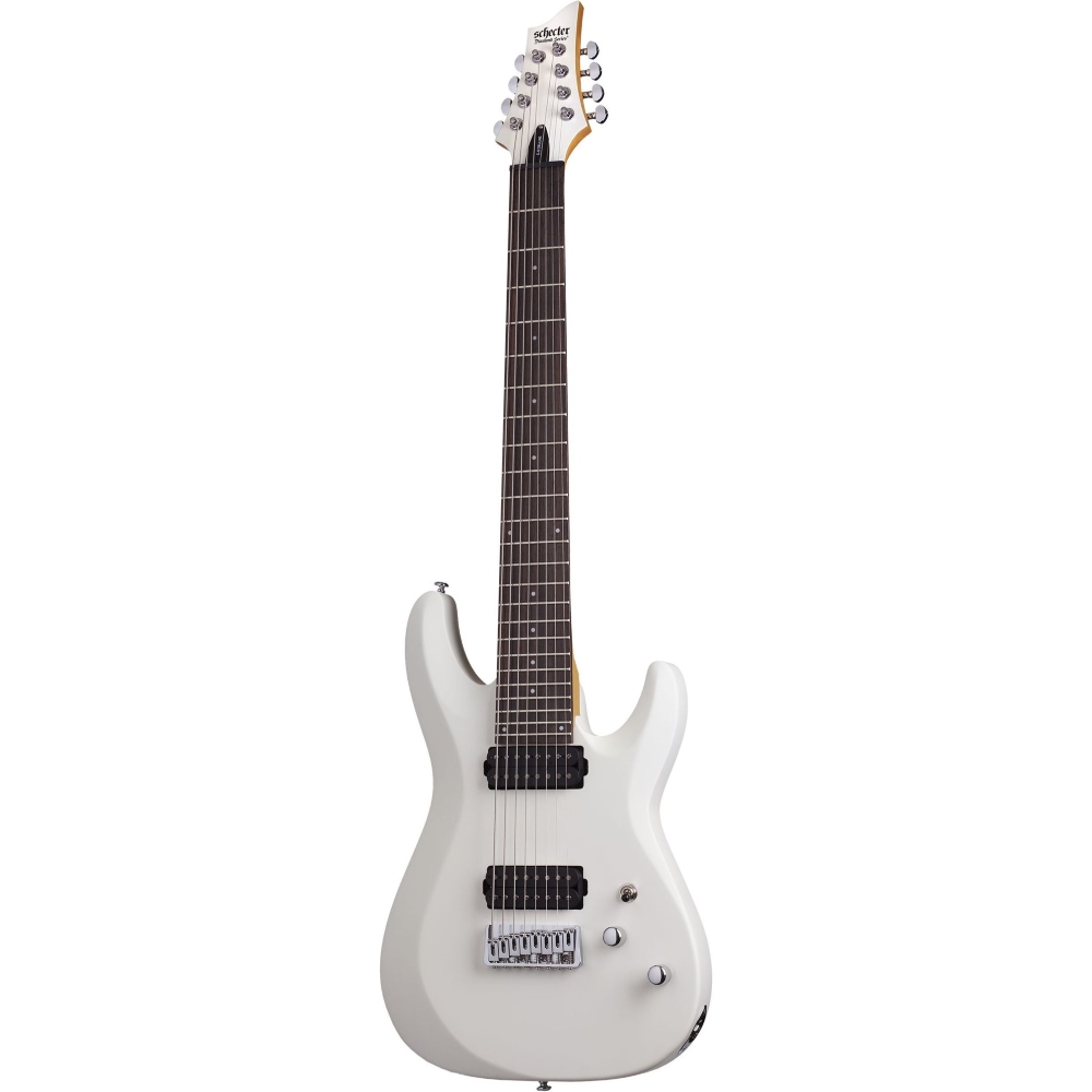 Schecter 441 Electric Guitar C-8 Deluxe - Satin White (SWHT)