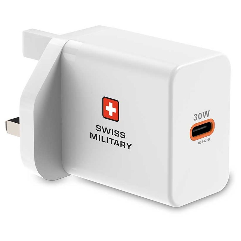 Swiss Military Power Station PD AC-Charger 30W (Uk) - White