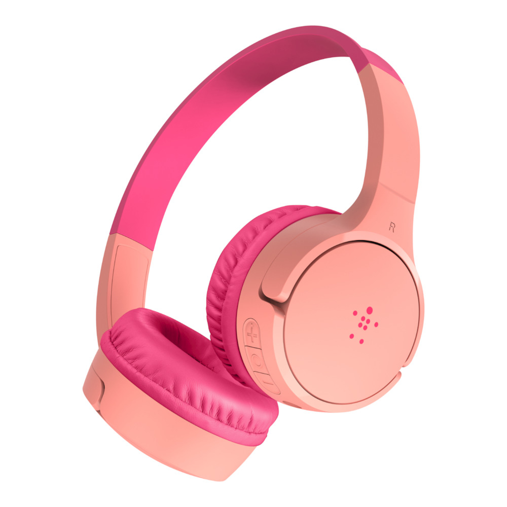 Belkin SOUNDFORM Mini Kids On-Ear Wireless Headphones Pink