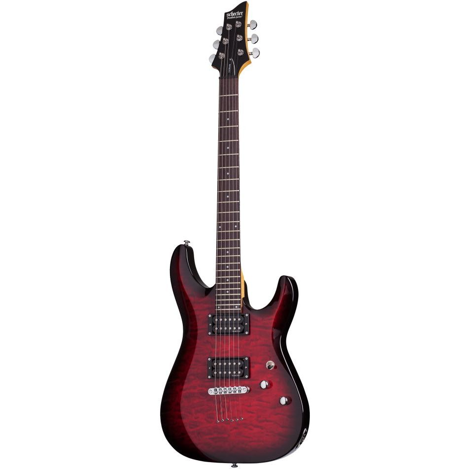 Schecter 447 Electric Guitar C-6 Plus - See-Thru Cherry Burst (STCB)