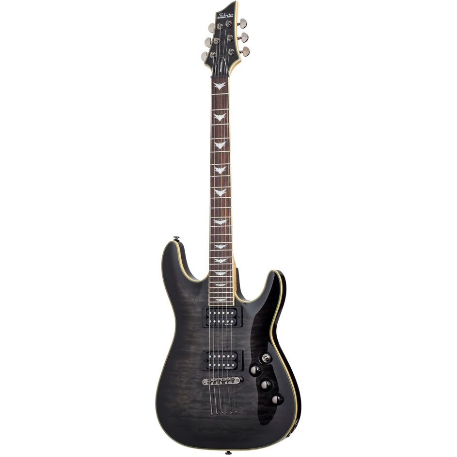 Schecter 2025 Electric Guitar Omen Extreme-6 - See Thru Black