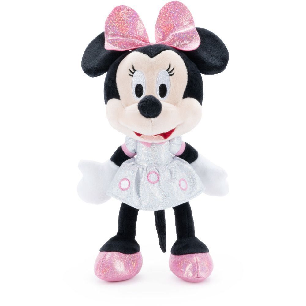 Disney Plush Sparkly 100Th Anniversary Edition 12-Inch Minnie Mouse Plush Toy